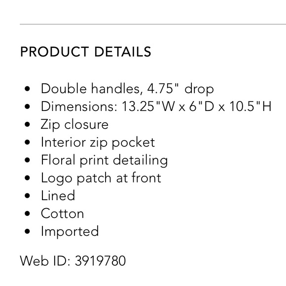 MARC JACOBS The Floral Canvas Medium Tote - Picture 7 of 7